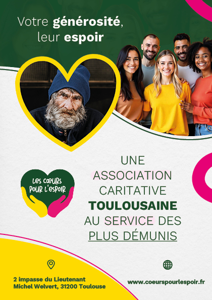 Création de supports de communication pour association caritative à Toulouse