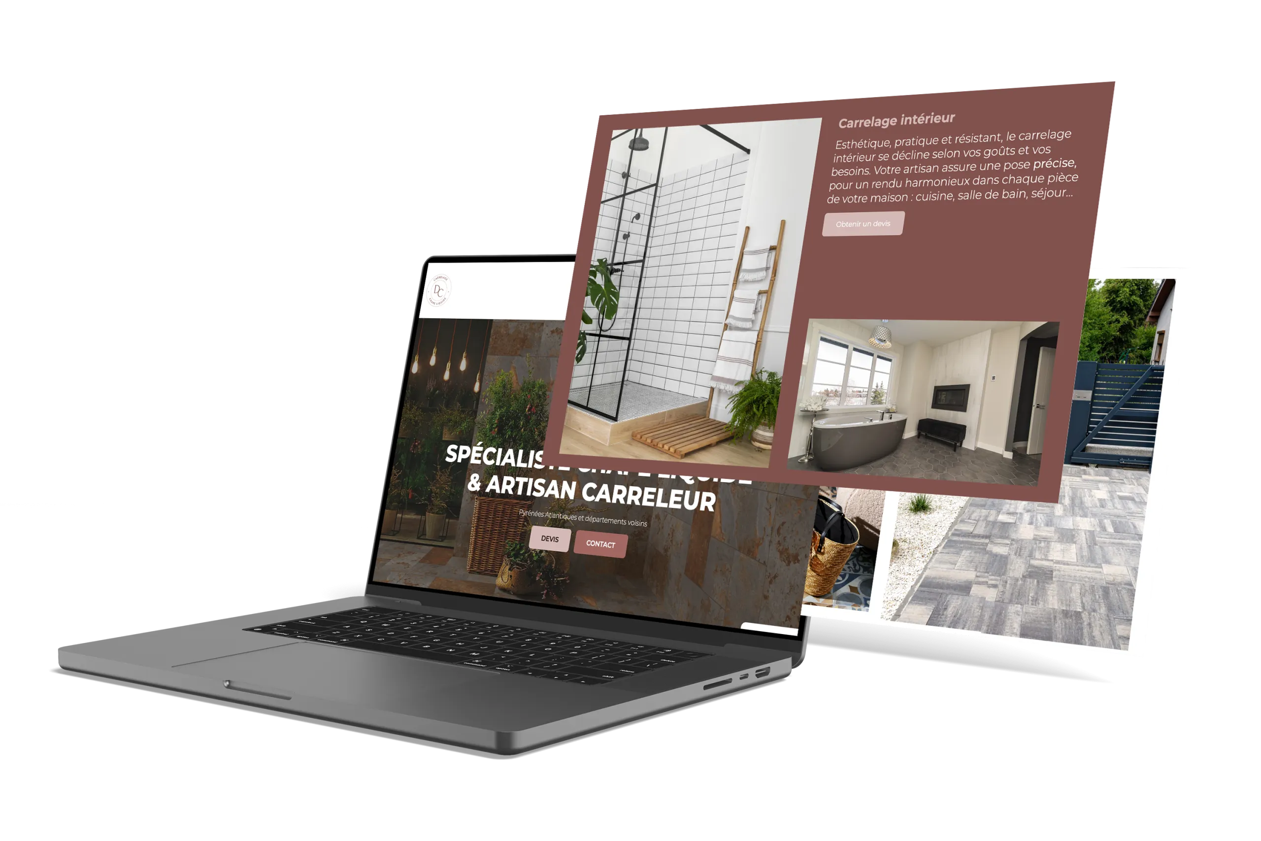 site web artisan carreleur Chape Carrelage 64